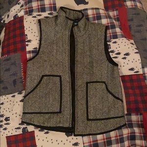 Quilted Herringbone Vest
